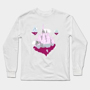 Crystal Cities in the Sky Long Sleeve T-Shirt